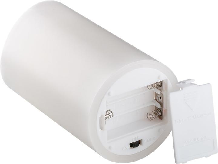Productafbeelding Goobay LED Echte Wax Kaarsen Set van 3 Wit met Timer Functie (3 x)
