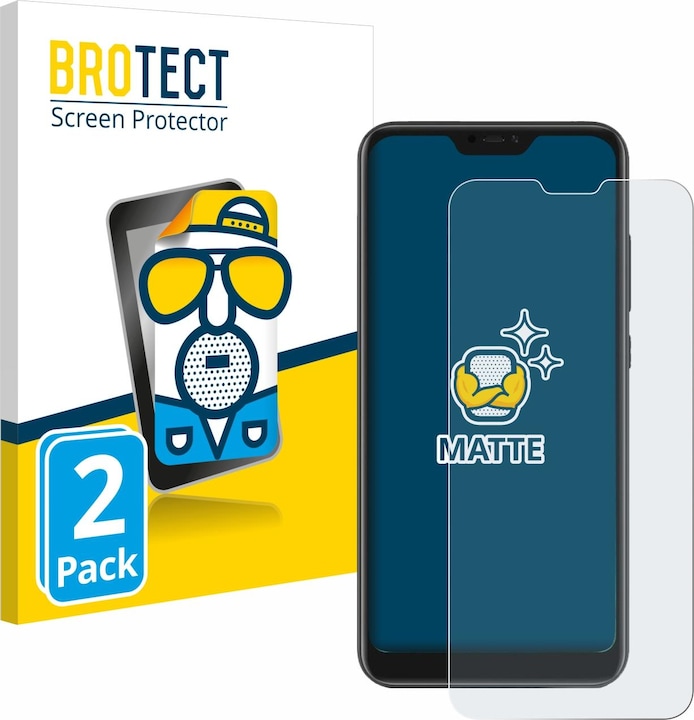 Produktbild BROTECT Entspiegelungs-Schutzfolie Displayschutz Matt (2 Stück, Xiaomi Mi A2 Lite?)