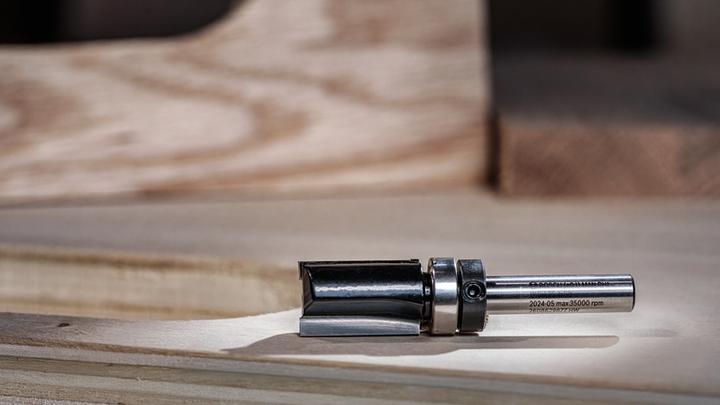 Image du produit Bosch Professional Zubehör Fraise à affleurer pour stratifié, 1/4 de pouce, D1 6,35 mm, L 16,2 mm, G 54 mm