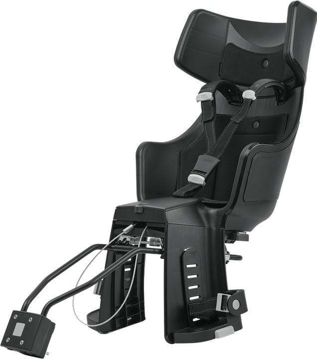 Produktbild bobike Exclusive Tour Plus - frame-mounted bike seat City black