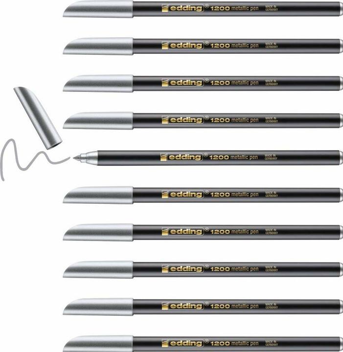 Immagine prodotto Edding Pennarello 1200 color argento (10 pezzi) (10 x)