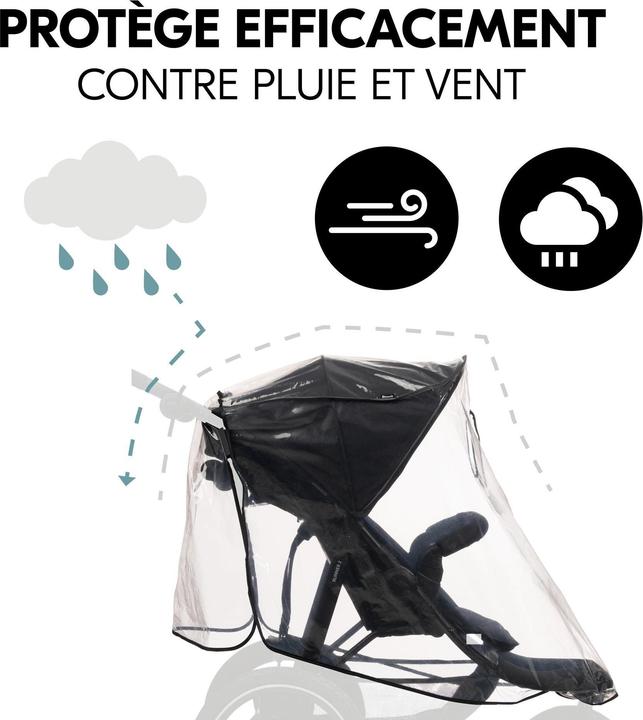 Image du produit Hauck Pushchair Raincover 3W