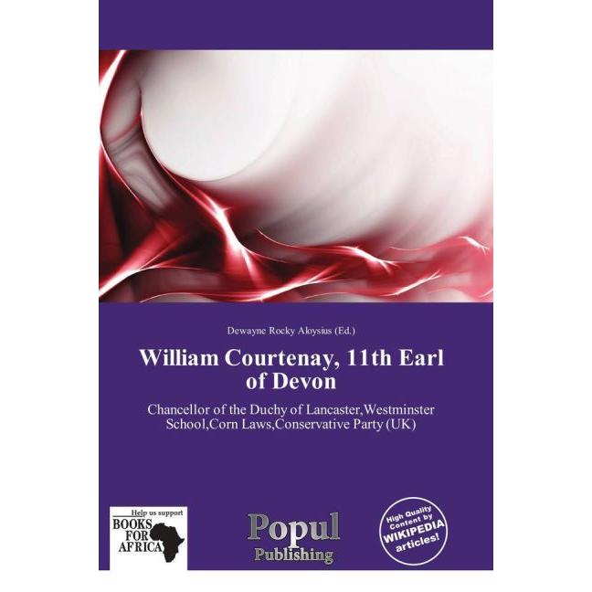 William Courtenay, 11th Earl of Devon, Fachbücher von Dewayne Rocky Aloysius