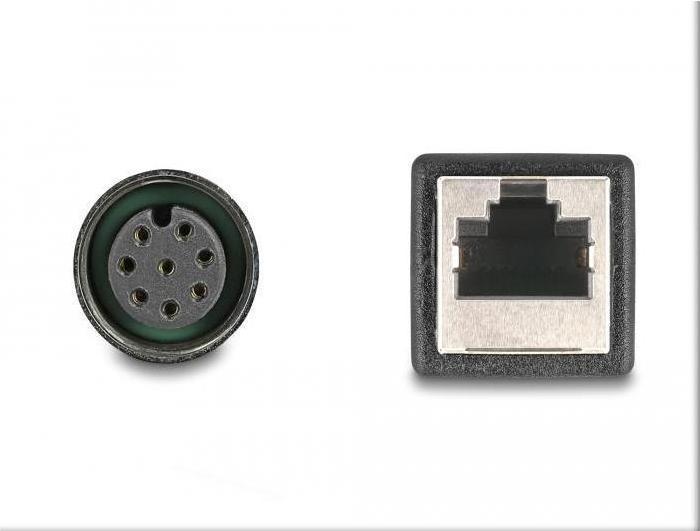 Produktbild Delock M12 Adapterkabel A-kodiert 8 Pin Buchse zu RJ45 Buchse 50 cm (CAT6a, 0.50 m)