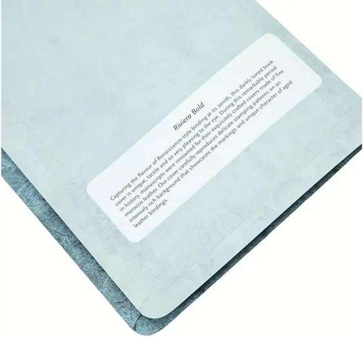 Produktbild Paperblanks Notizheft Rivierablau A5, liniert, Blau (A5, Liniert, Weicher Einband)