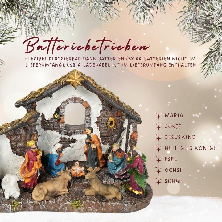 Produktbild Hermex Weihnachtskrippe