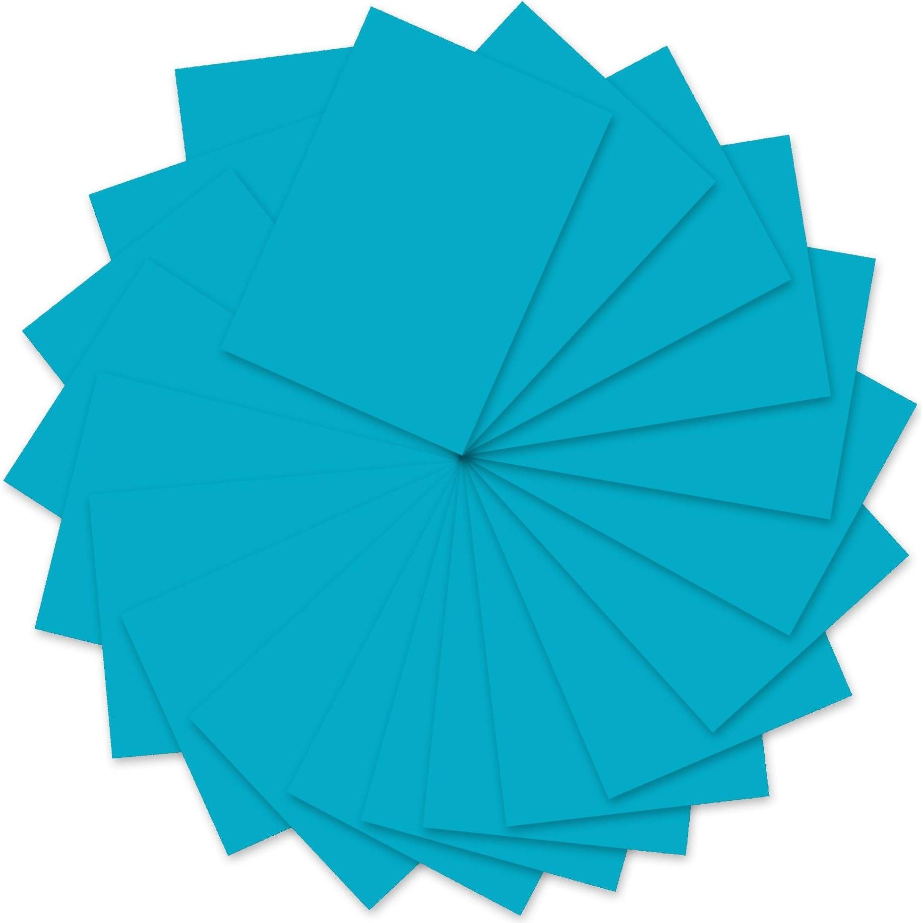 Ursus, Kopierpapier, Tonzeichenpapier A4, 130 g/m², 100 Blatt, Hellblau (130 g/m², A4)