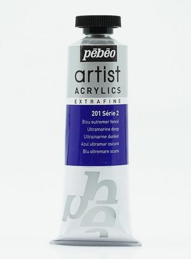 Produktbild Pebeo Artist Acrylics Extrafein Acrylfarben (Ultramarine Dunkel, 37 ml)