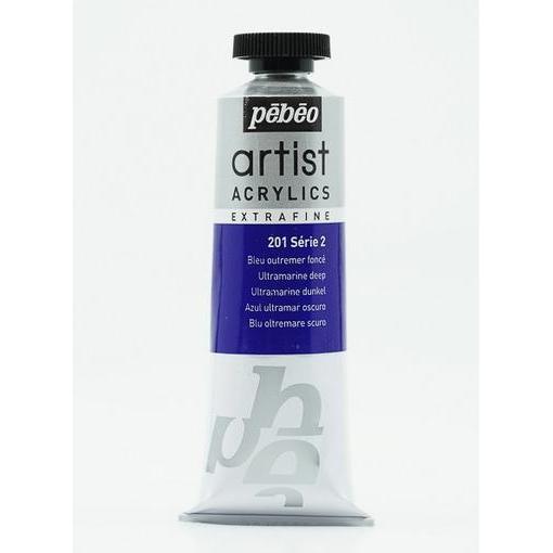 Thumbnail - Pebeo, Künstlerfarbe + Bastelfarbe, Artist Acrylics Extrafein Acrylfarben (Ultramarine Dunkel, 37 ml)