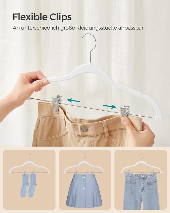 Actual product image Songmics Trouser hanger set (10 x)