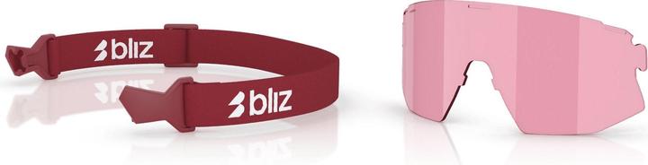 Actual product image Bliz Breeze Small (Matt Burgundy, Brown w Rose Multi, Pink)