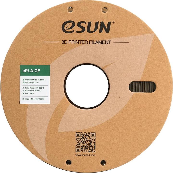 Image du produit eSUN ePLA-CF Carbon Braun Filament 1.75mm 1Kg (PLA, 1.75 mm, 1000 g)