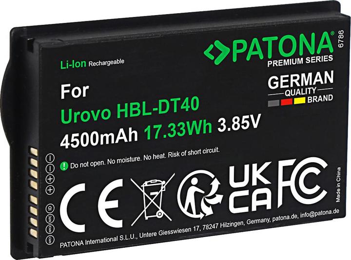 Produktbild Patona Premium Akku für Urovo DT40 HBL-DT40