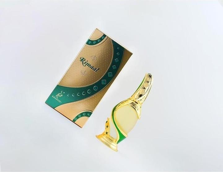 Actual product image Khadlaj Rimaal Green - Perfumed Oil Without Alcohol - 15 ml (Extrait De Parfum, 15 ml)