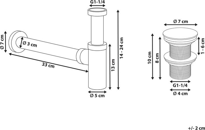 Produktbild Beliani Mafredi (Flaschensiphon)