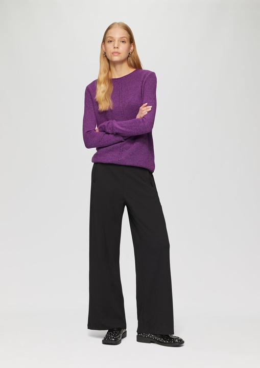 Produktbild S.Oliver Strickpullover Weicher Strickpullover mit Ajour-Detail (XXL)