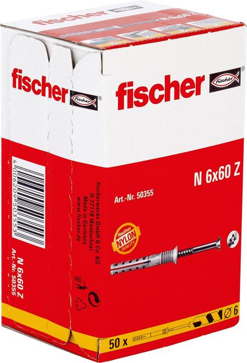 Produktbild Fischer Nageldübel N 6x60/30 S