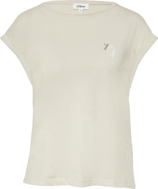 Produktbild S.Oliver T-Shirt Relaxed-Fit-Shirt mit Print und überschnittenen Schultern (44)