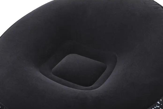 Produktbild Bestway Aufblasbarer Sessel Inflate Schwarz, 112 x 112 cm