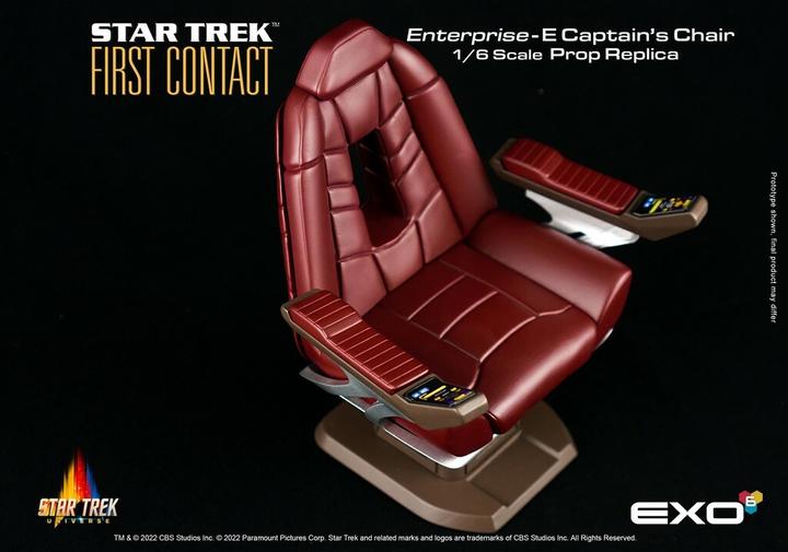Produktbild Exo-6 Star Trek: First Contact - Captain's Chair 1:6 Scale Prop Replica