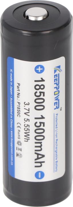 Actual product image Keeppower Akku 18500 geschützt (1 pcs., 18500, 1500 mAh)
