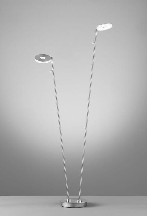 Image du produit Fischer & Honsel Honsel Dent LED Lampadaire double 14,6W Tunable white contrôlable dimmable nickel 40394