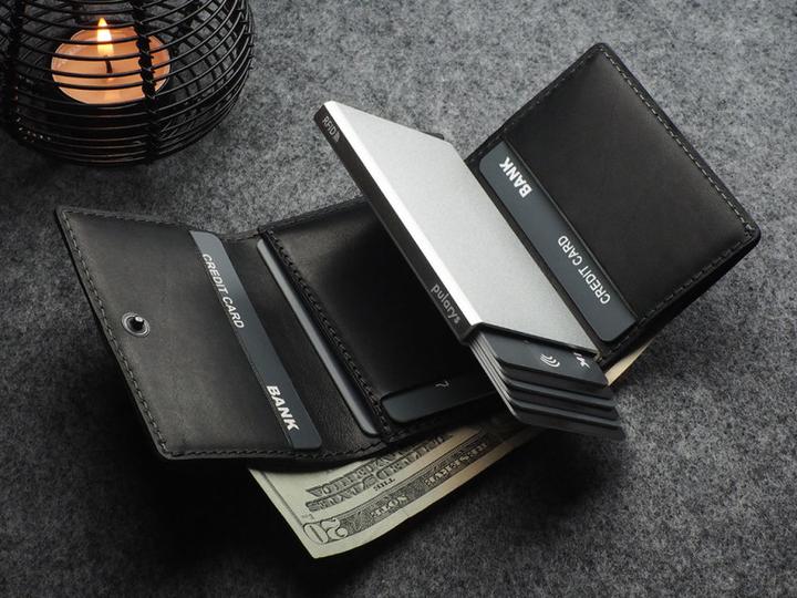 Actual product image Pularys Wallet BOSTO credit card holder