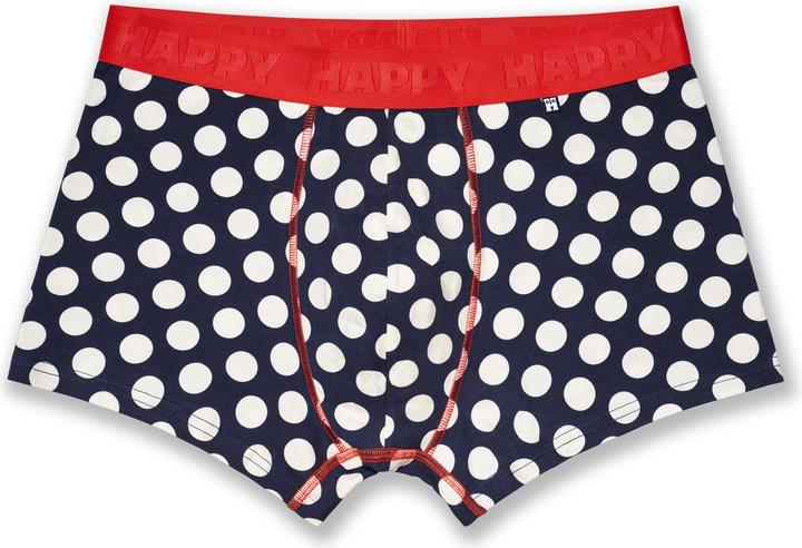 Happy Socks 1-Pack Navy Big Dot Short Boxer (L, Une unité par pack)