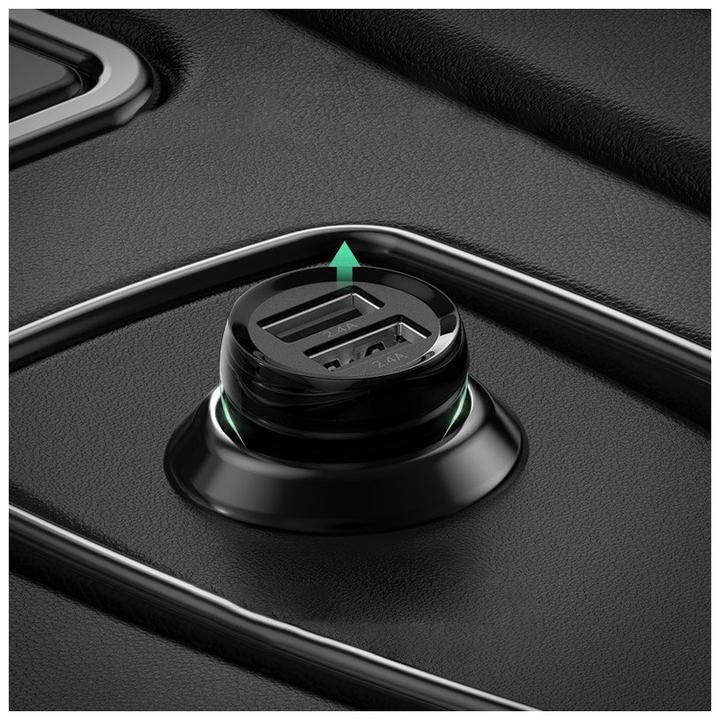 Produktbild Ugreen car charger ED018, 2x USB, 24W (black)
