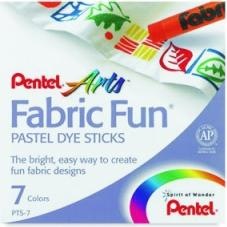 Produktbild Pentel Stoffmalkreide Fabric 7er (Mehrfarbig, 1 x)