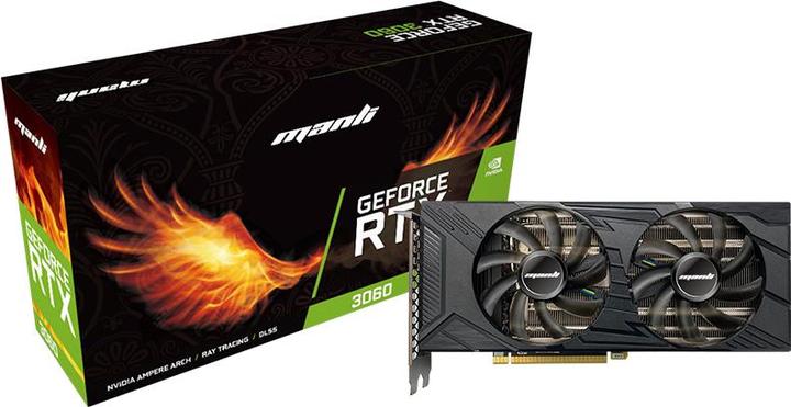 Actual product image Manli VGA Man GeForce® RTX 3060 12GB Twin (12 GB)