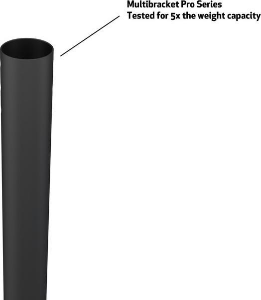 Actual product image Multibrackets Ceiling mount 1x, 40"-70", VESA 100x100 - 400x