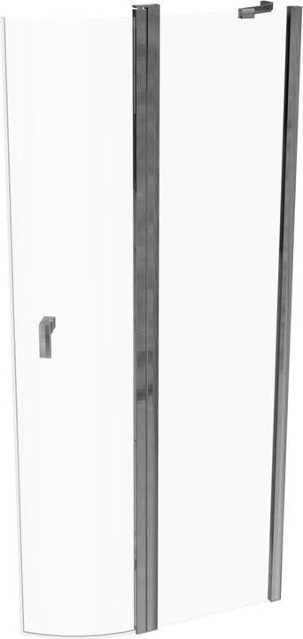 Image du produit Hüppe Design pure Porte battante avec segments fixes Rayon de 2 vantaux : 50cm Largeur : 100cm But (200 cm, 100 cm, 190 cm)