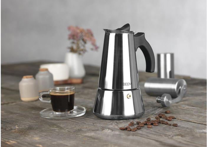 Produktbild Beem Espressokocher 6 Tassen, Schwarz/Silber (6 Tassen)