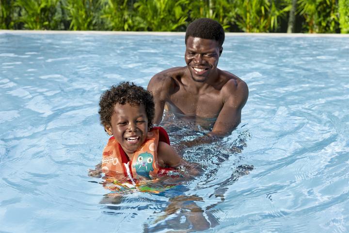 Produktbild Bestway Puddle Jumper® Schwimmweste Walross mit Textilbezug, 3-6 Jahre (19 - 30 kg)