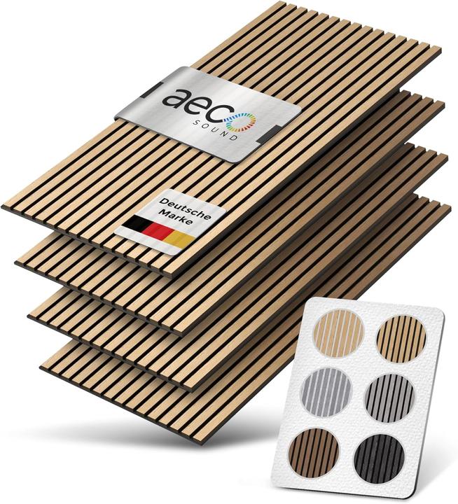 Immagine prodotto Aeco Sound Akustik-Wandpaneele-Set (2.88 m², 60 x 120 cm)