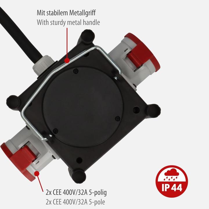 Actual product image Brennenstuhl CEE power distributor 1153680200 400 V 32 A (2x, CEE 32/5)