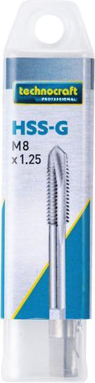 Actual product image technocraft HSS-G-M2 Einschnittgewindebohrer M8