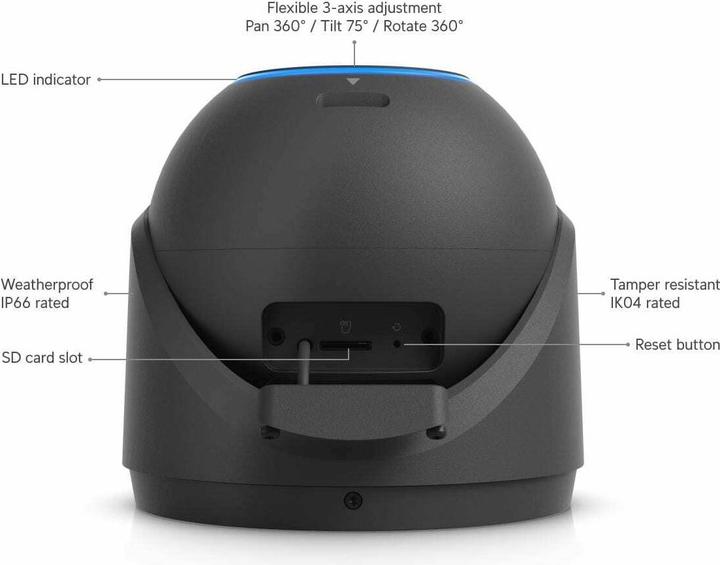 Immagine prodotto Ubiquiti UVC-G6-PRO-TURRET-B (3840 x 2160 pixel)