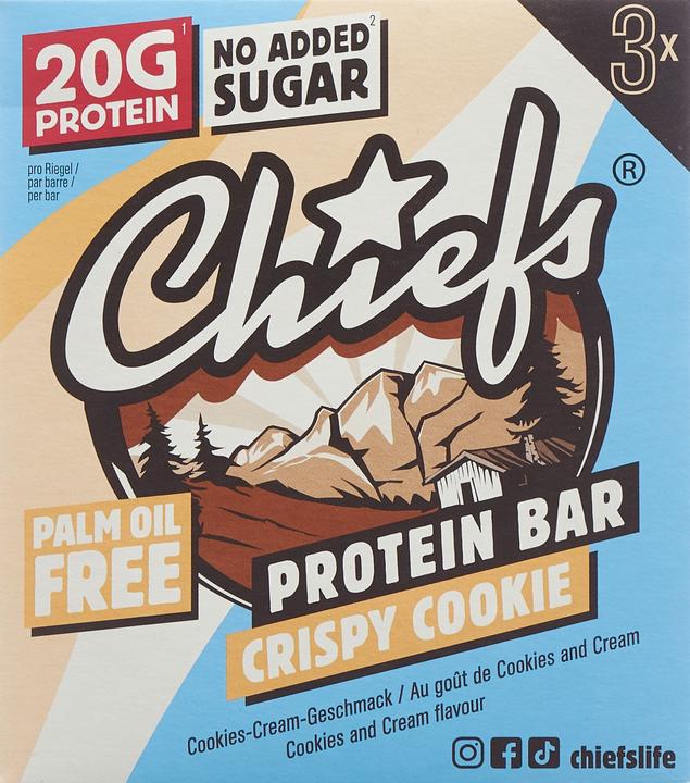 Image du produit Chiefs Protein Bar (165 g, 3 pcs)