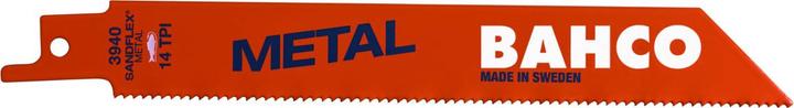 Produktbild Bahco Sandflex Bimetall-Säbelsägeblätter-Satz für Metall 18 ZpZ, 100 mm - 5 Stk/Einzelhandelsverpackung