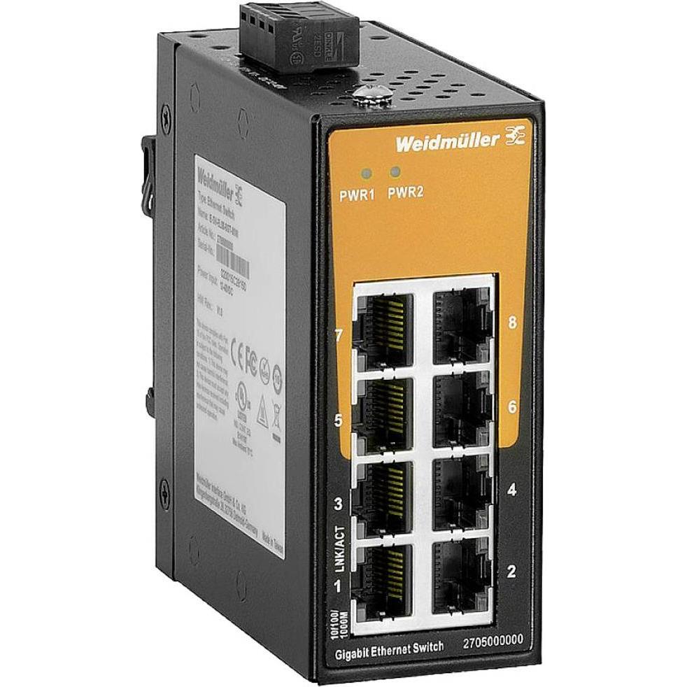 Weidmüller Switch di rete Ethernet IE-SW-EL08-GT-MINI - Switch - Ethernet (8 porte), Switch di rete