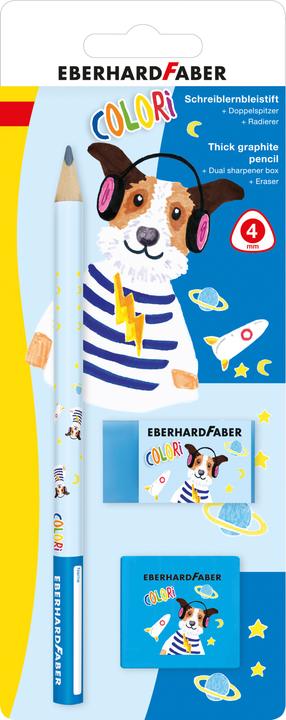 Produktbild EberhardFaber Colori Schulset BK farbig sortiert, blau / pink sortiert (2B, HB)