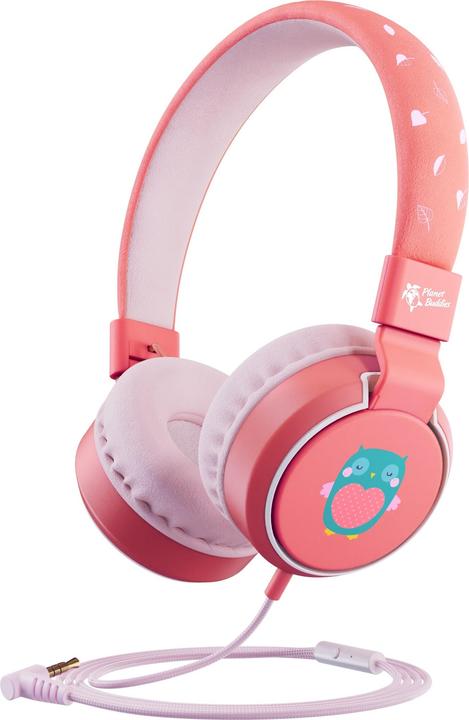 Actual product image Planet Buddies Kids Headphones, Foldable Wired On Ear Headphones for Kids with Microphone, 85dB Volu