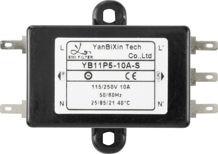 Produktbild Tru Components TC-10471952 Netzfilter 250 V/AC 10 A 0.3 mH (L x B x H) 68 x 50