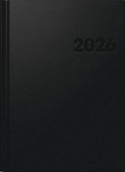Produktbild BRUNNEN 1078160906 | Buchkalender Mod. 781 2026 | A4, Kunststoff, schwarz (A4, 1 Woche / 2 Seiten)