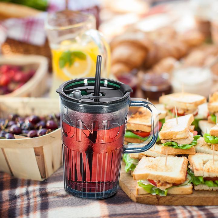 Actual product image Relaxdays 2x Glass cup (0.45 l, 2 x)