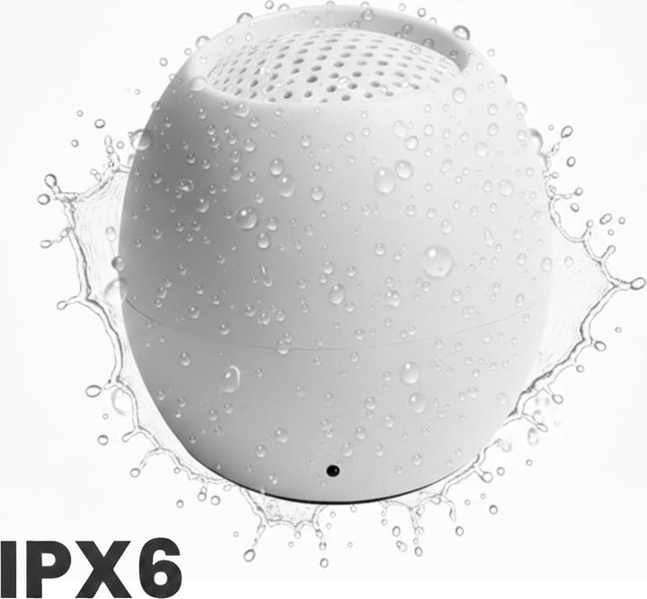 Produktbild Boompods Zero Bluetooth® Lautsprecher Freisprechfunktion, stossfest, Wasserfest Weiss (5 h, Akkubetrieb)