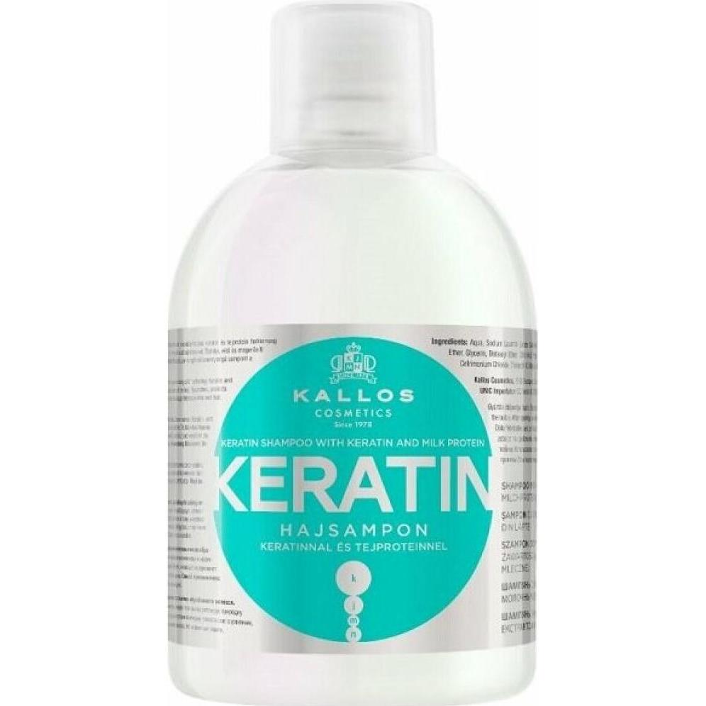 Kallos Cosmetics, Shampoo, Keratin (1000 ml, Flüssiges Shampoo)