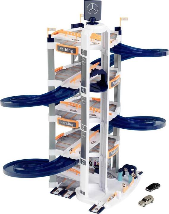 Produktbild Theo Klein 3972 Mercedes-Benz Parkhaus mit 5 Ebenen I Stabile Parkgarage mit dop